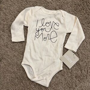 Tenth & Pine I Love You More Long-sleeve Bodysuit